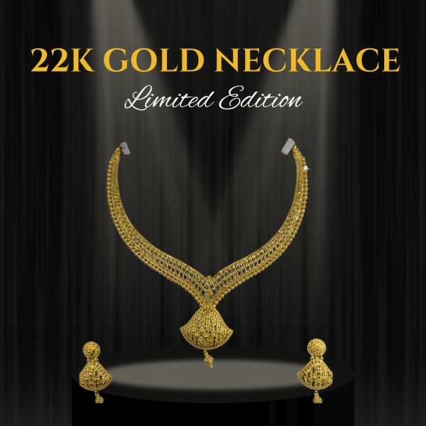 22K Gold Long Necklace