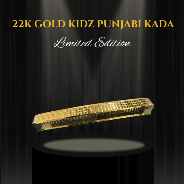 Elegant 22K Gold Punjabi Kada - 14.53g