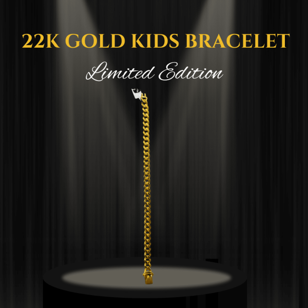 Sweet 22K Gold Kids Bracelet - 2.69g