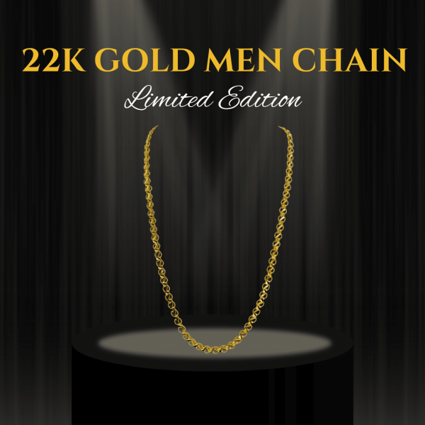 Classic 22K Gold Men Chain - 31.69g
