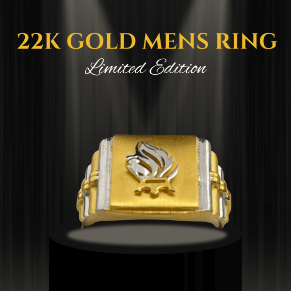 Classic 22-Karat Gold Men's Ring - 7.88g