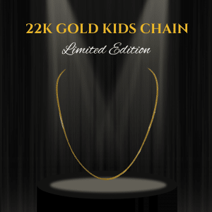 Adorable 22K Gold Thin Chain for Kids - 3.10g