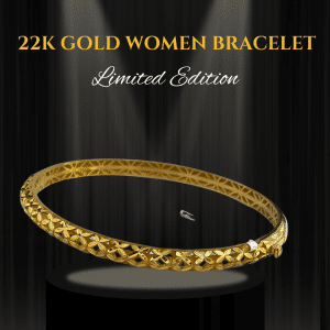 Luxurious 22K Gold Women Bracelet - 23.63g