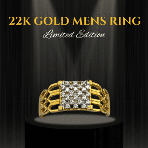 Sleek 24-Karat Gold Men's Ring - 4.58g
