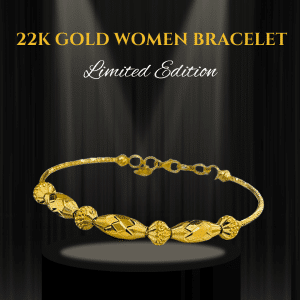 Elegant 22K Gold Women Bracelet - 13g