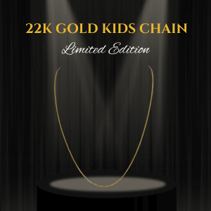 Charming 22K Gold Chain for Kids - 6.16g